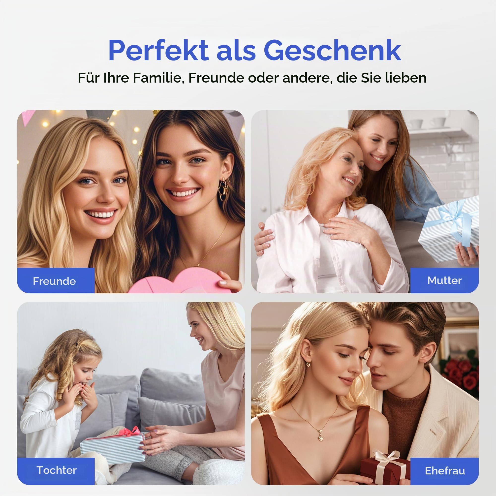 OKWRAP Haarstyler Hairstyler 5 in 1 Hair Styler 1000W Airstyler Multistyler | Haarstyler mit Hair Dryer Automatischer Lockenstab Brush Rundbürste Föhn Haarglätter für Glätten, Trocknen, Volumen, Locken
