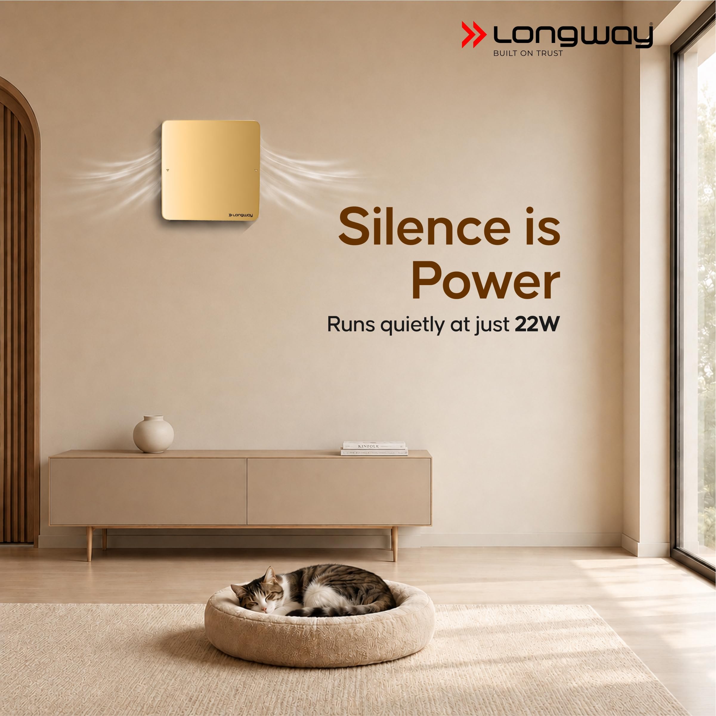 LONGWAY Exhaust Fan - Quiet & Powerful Ventilation -6