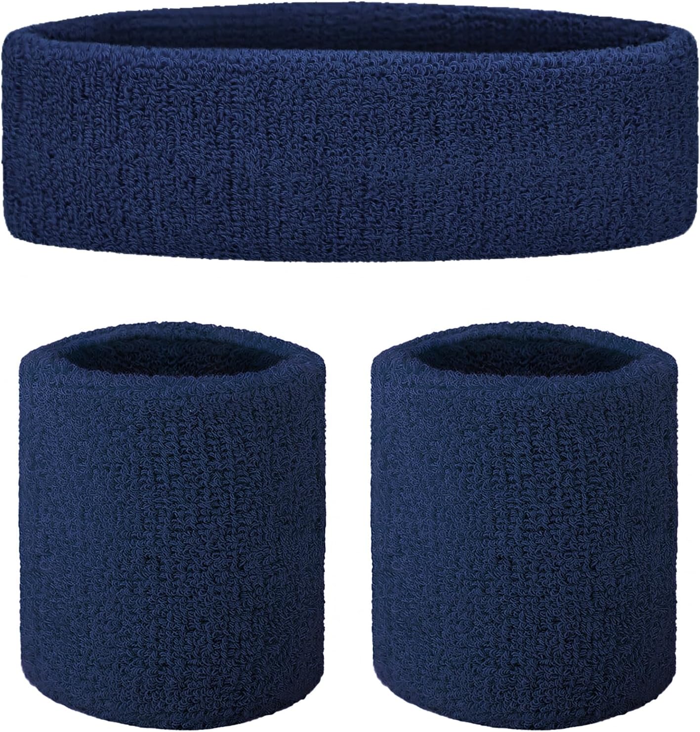 GOGO Sports Sweatband Set (1 Headband and 2 Wristbands)