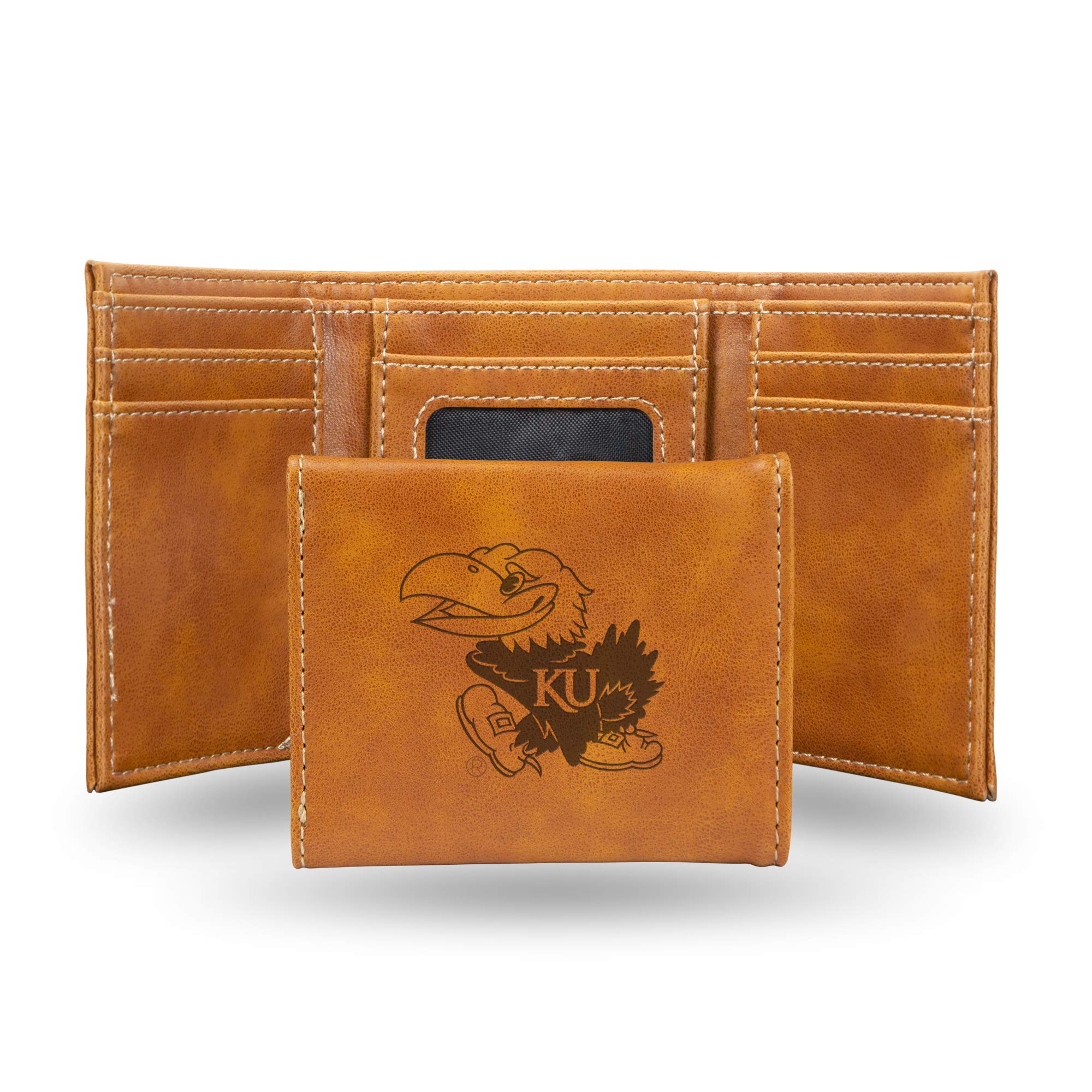 Rico Industries NCAA Laser Engraved Trifold Laser Engraved Tri-Fold Wallet - Men's Accessory