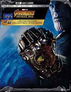 Marvel’s Avengers： Infinity War Authentic Marvel Avengers Infinity War Blu-ray & Digital