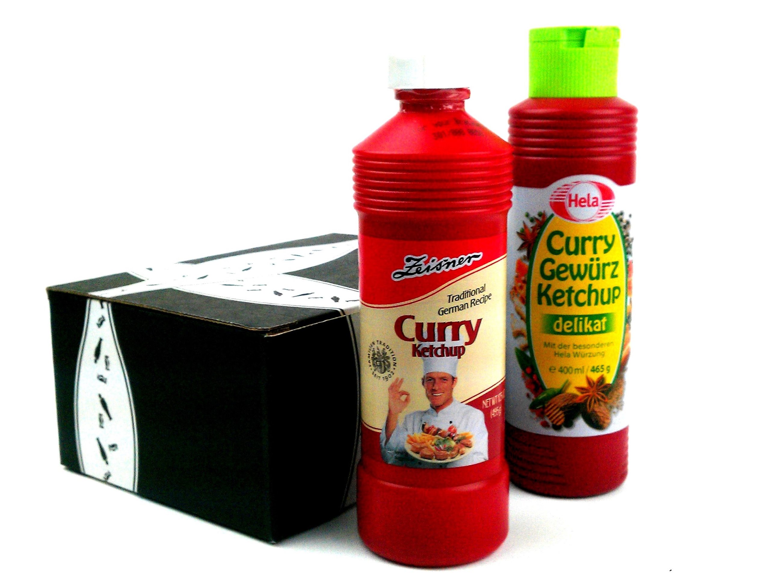 Buy Curry Ketchup Set, Zeisner 17oz and Hela Mild 13.5oz Botttles in a