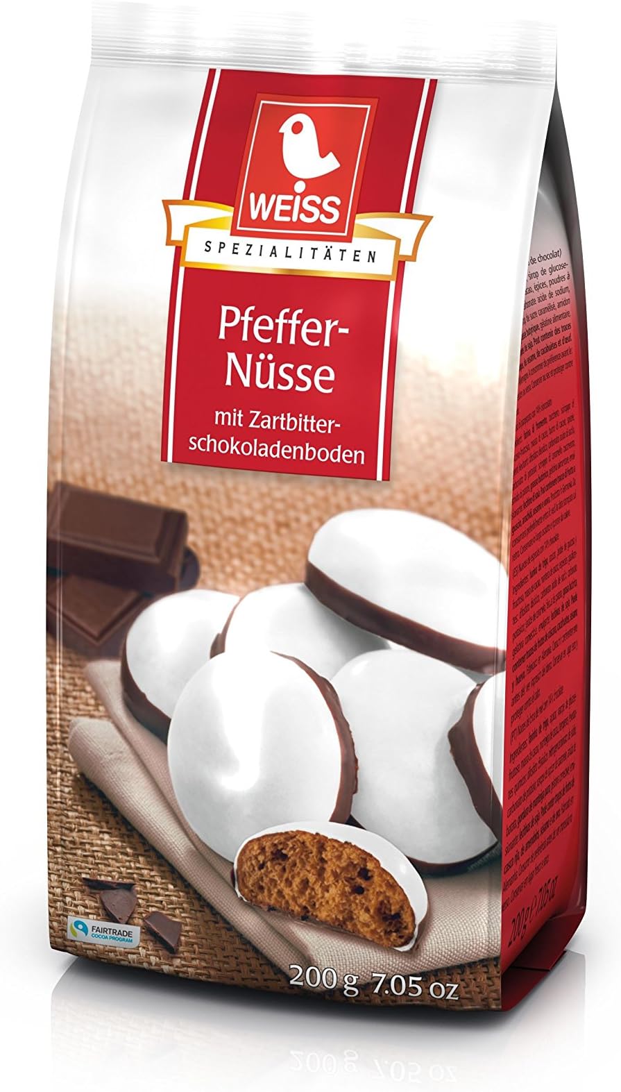 Weiss Choco Pfeffernusse 200 g (Pack of 36)
