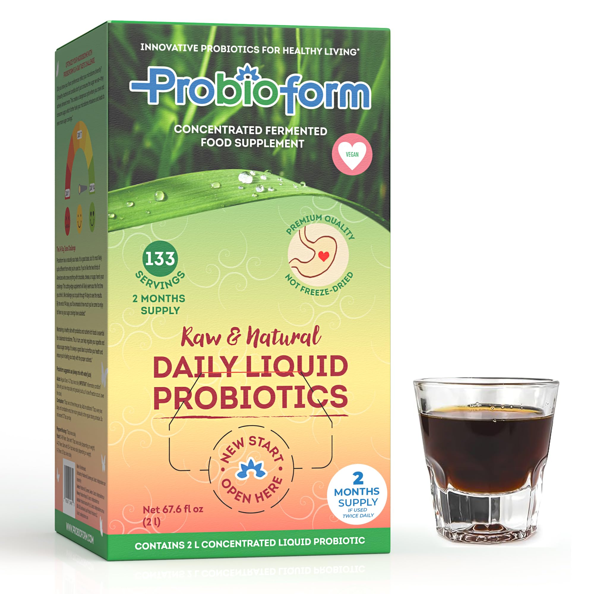Probiotics, Probio-Cultures Complex, Intestinal Cleansing with Healthy Bacterial Strains, Intestinal Bacteria & Improve Intestinal Flora, Natural enzymes, Minerals, Vitamin B & Vitamin K