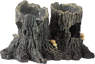 Lagarto Se Escondendo Da Toca Decoração De Réptil Esconderijo Decoração De Tanque De Peixes Esconderijo De Aquário Caverna Ornamento De Caverna De Rocha De Resina Buraco De Fuga