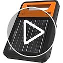 Gallagher S30 Solar Electric Fence Charger | Solar Fence Energizer for Cattle, Horses, Goats, Small Pastures, Predator Control | 4-Mile Typical 20-Mile Ideal Range | Solar Powered with Lithium Battery