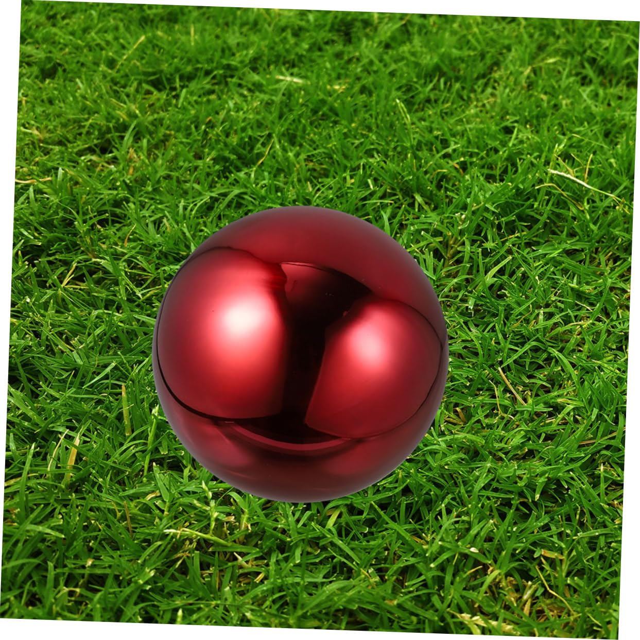Abaodam Garden Stainless Steel Reflective Polishing Ball Shiny Gazing Globe for Outdoor Decor Durable Mirror Finish Metal Sphere for Patio and Garden Decoration