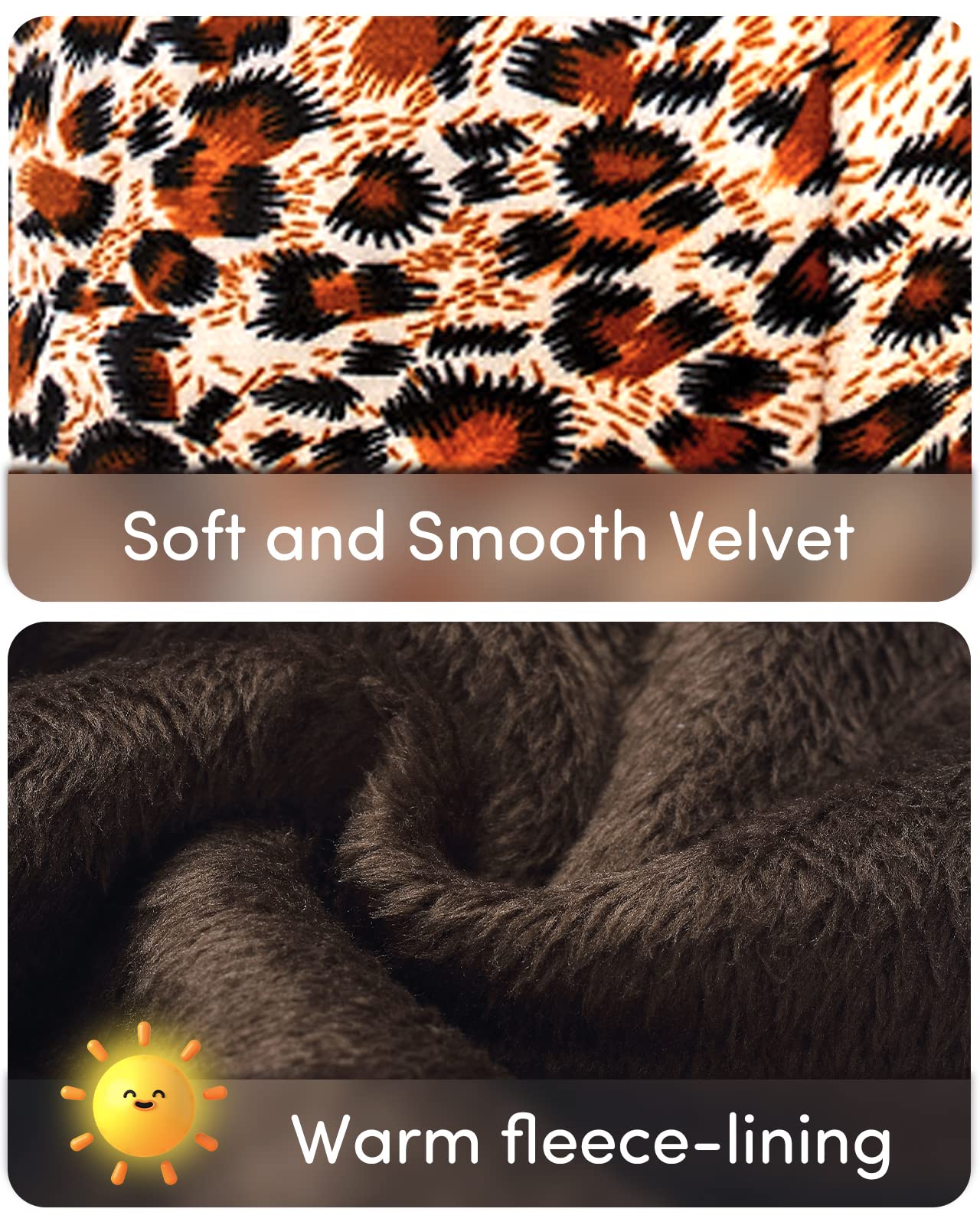 Adorel Leggings Felpati Invernali Bambina Confezione da 2