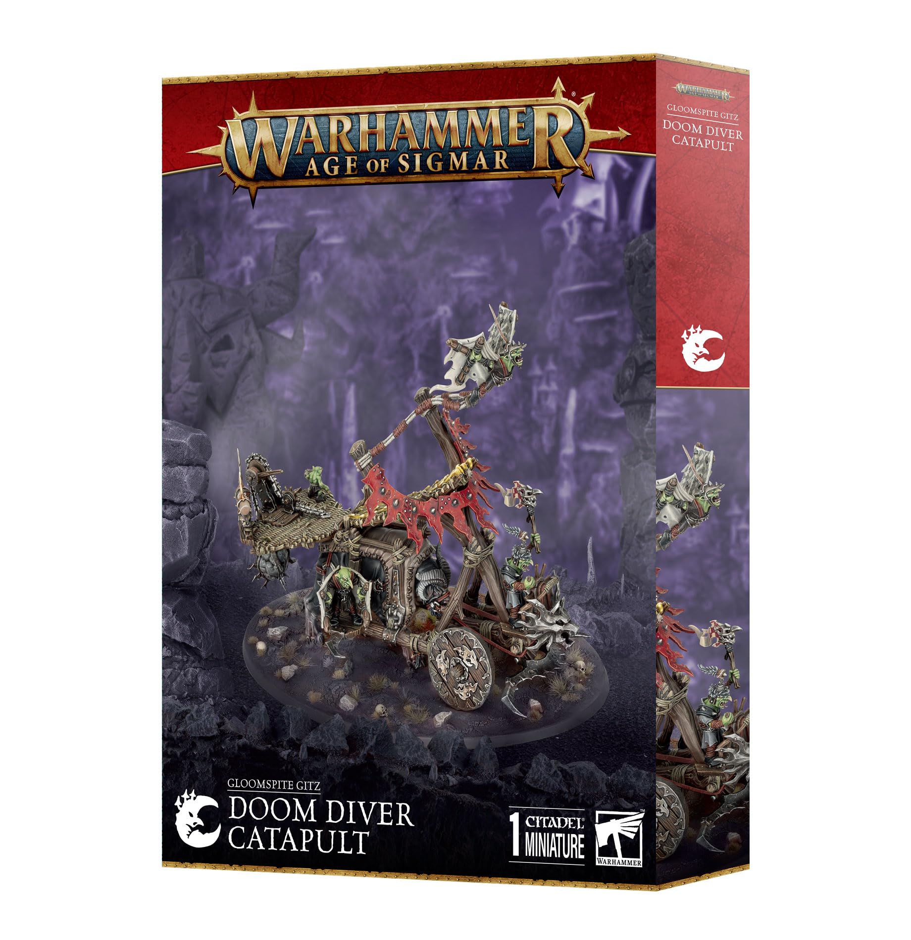 Games Workshop - Warhammer - Age of Sigmar - Gloomspite Gitz: Doom Diver Catapult, Multicolor