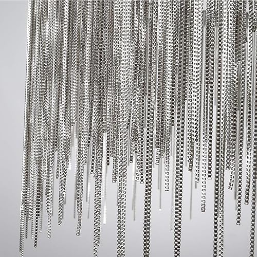 Miniatura 9 de Moooni Candelabro lineal redondo de aluminio moderno para comedor, lámpara lineal de aluminio con borla colgante de lámpara de techo para