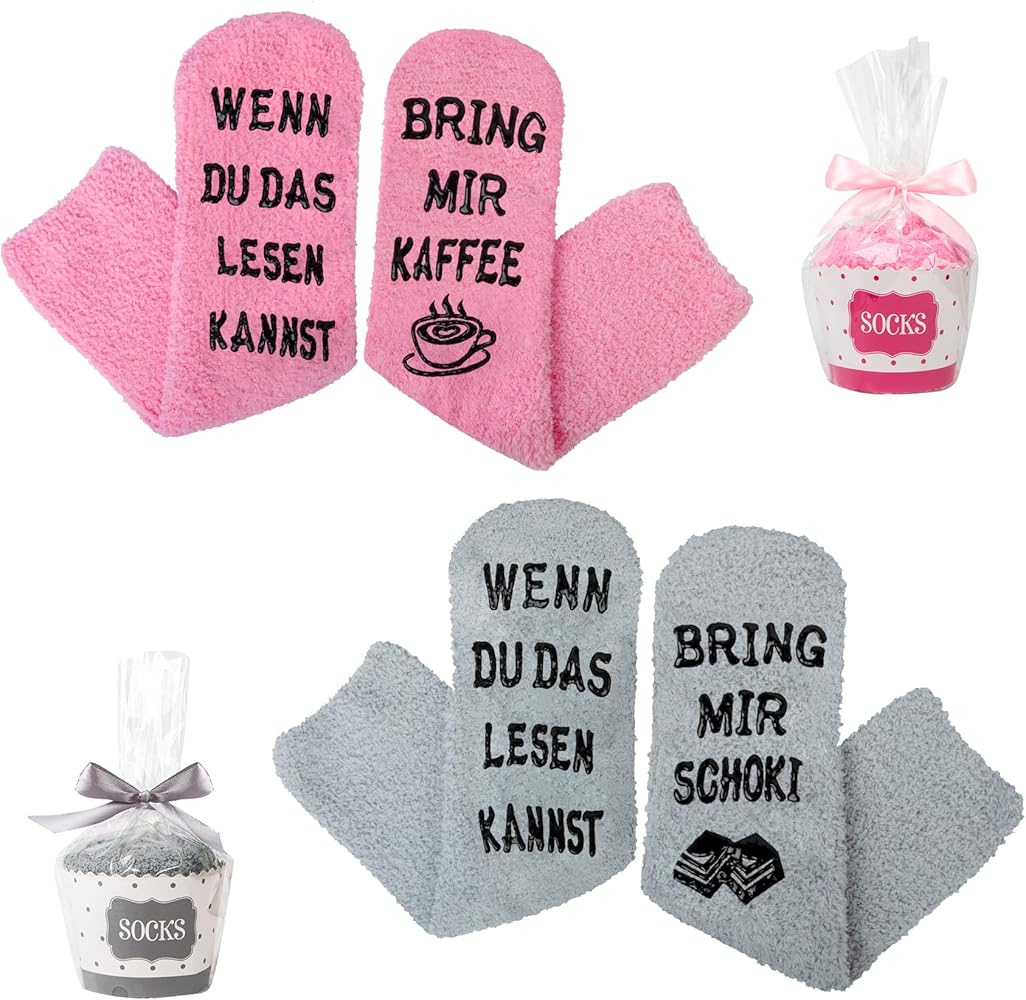Warme Cupcake-Socken Mit Cupcake-Verpackung  für Ehefrau Mutter Weihnachten Geschenkideen : Amazon.de: Fashion