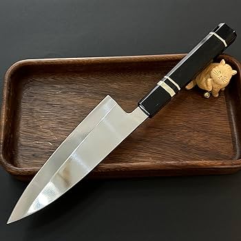 Amazon | 【鏡面仕上げ VG10号出刃包丁】180mm 黒檀八角柄 高級V金10号