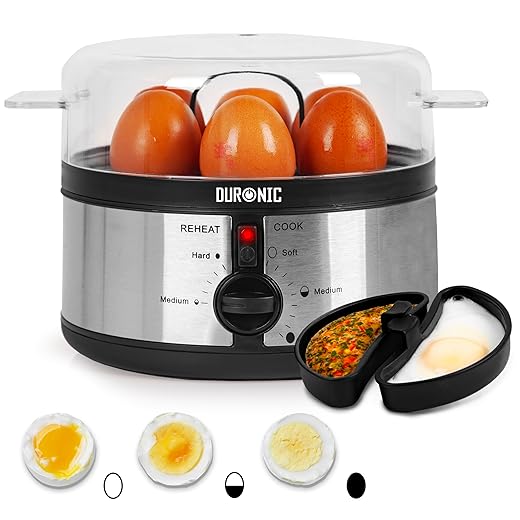 Duronic EB35 BK Eierkocher für 7 Eier