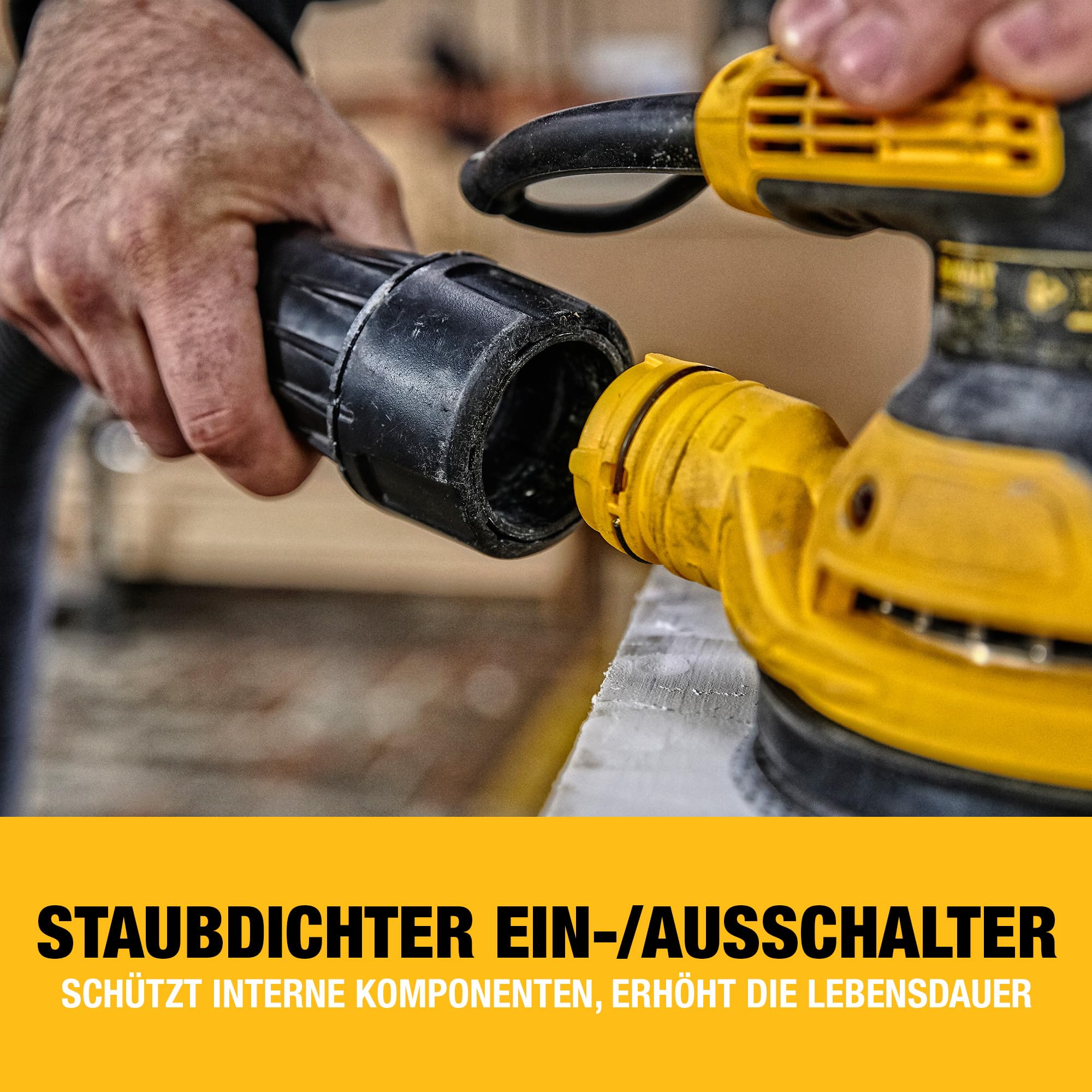 DEWALT DWE6423-QS Exzenterschleifer Bürstenmotor