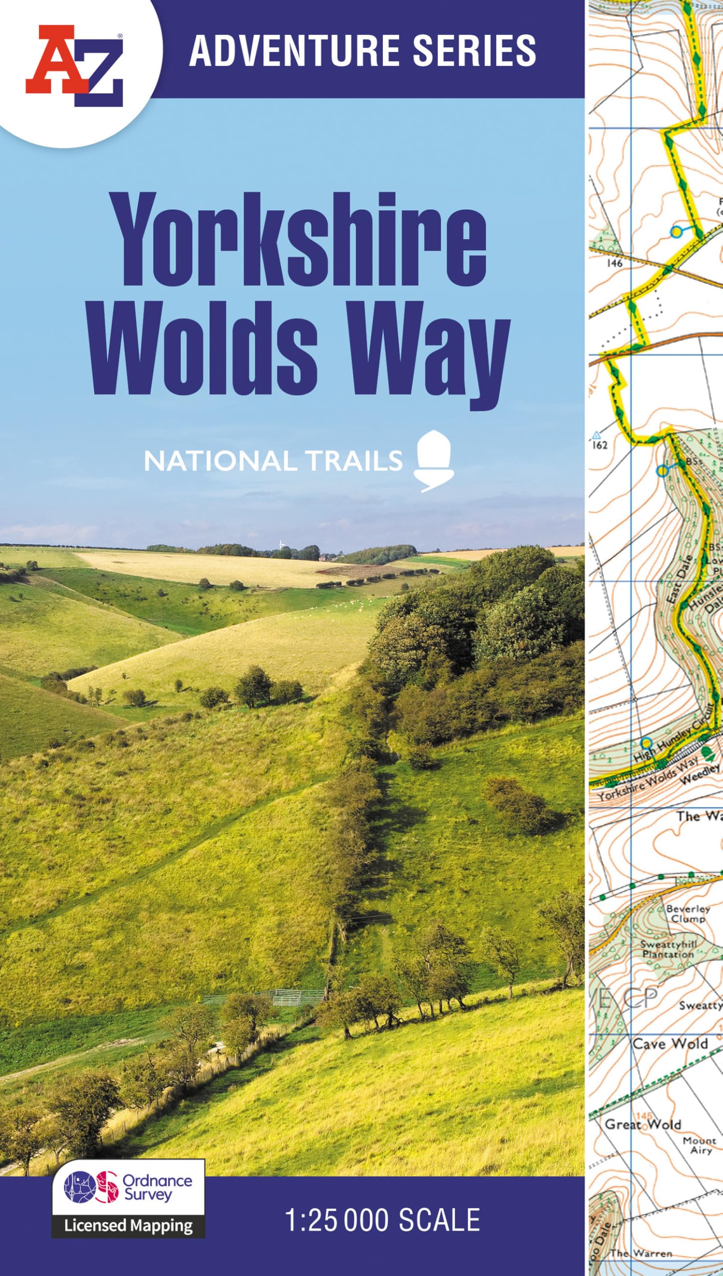 Yorkshire Wolds Way : With Ordnance Survey Mapping