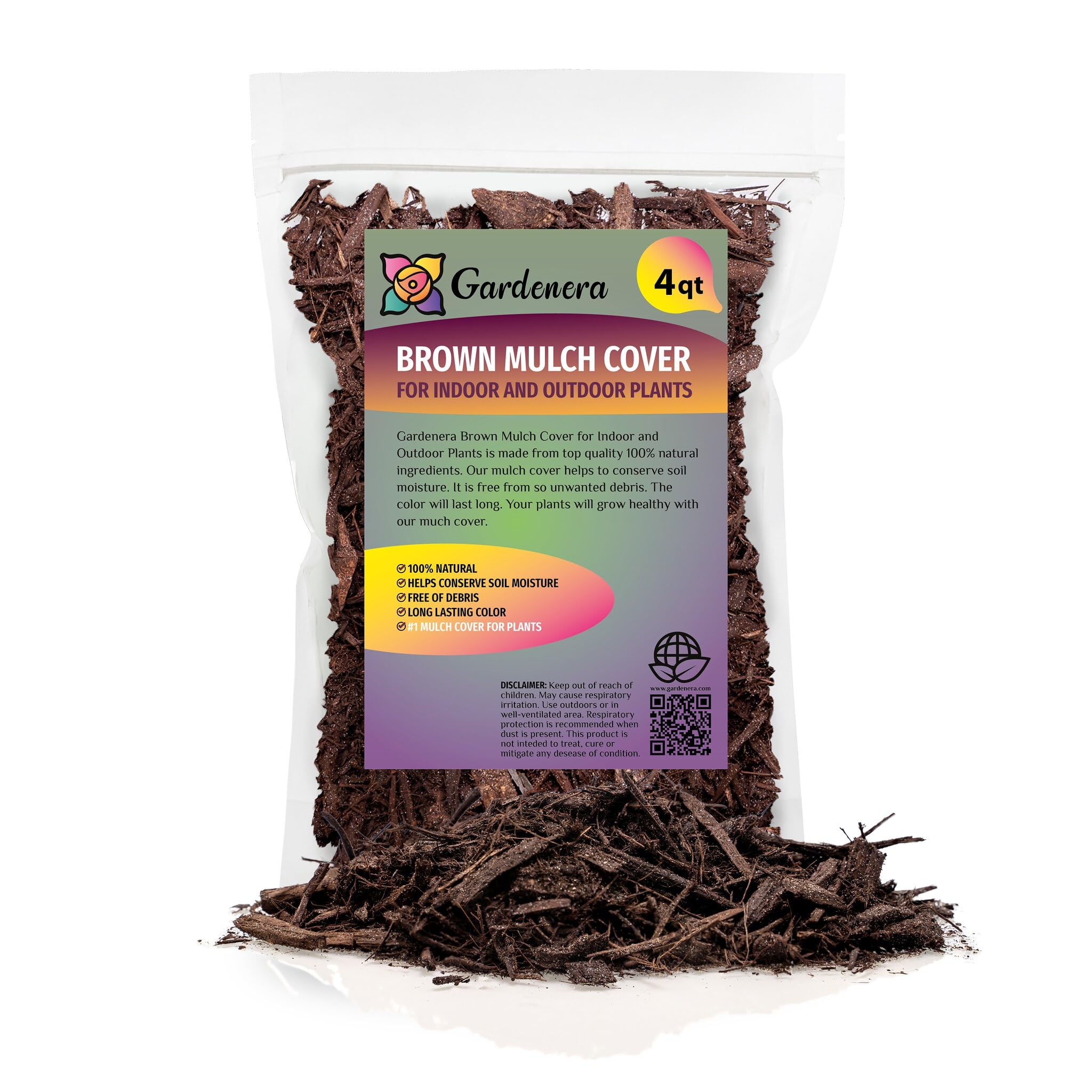 Amazon.com : Gardenera Brown Mulch - Protect Your Plants with a