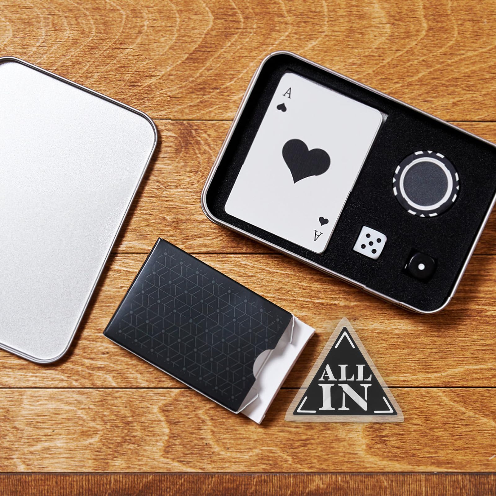 Alasum 2 Piezas Botón Dealer De Poker – Acrílico Doble Capa, 7 Cm, Para Fiestas Y Juegos De Cartas