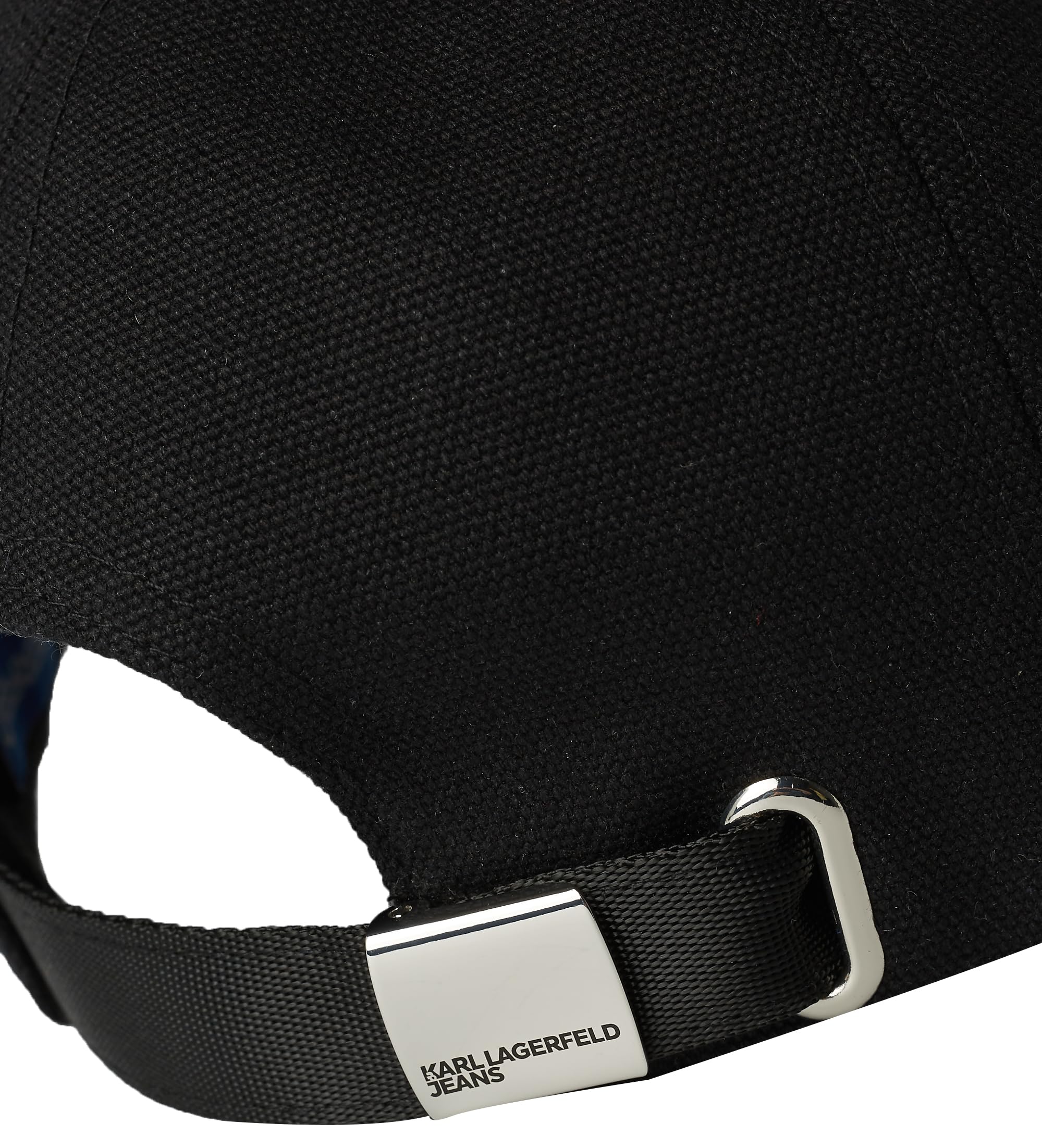 Karl Lagerfeld Jeans, Damskie, Czapka Z Logo Box, Czarny, One size