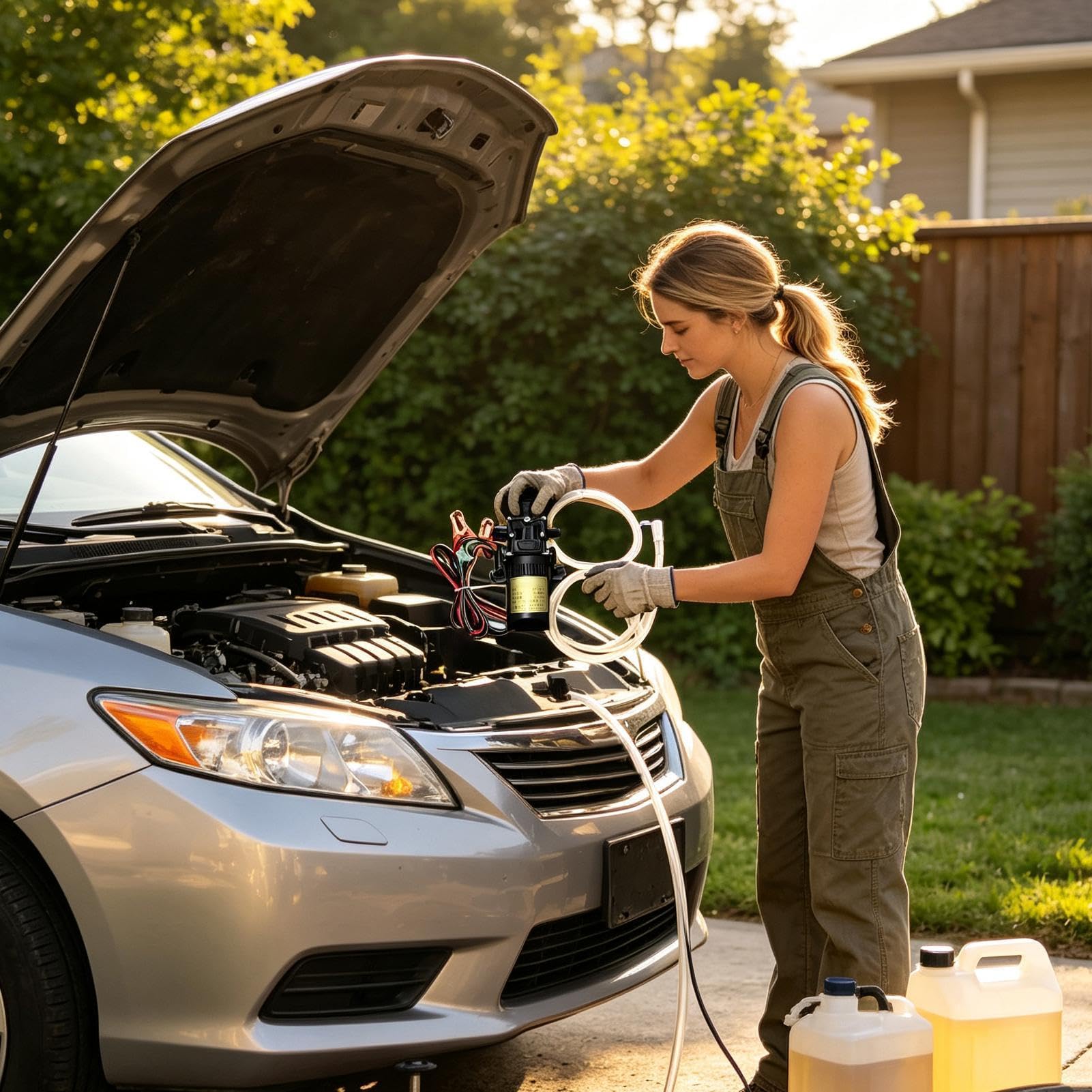 Pompe De D'Huile Extracteur Auto-Amorçant De Fluide 12 V