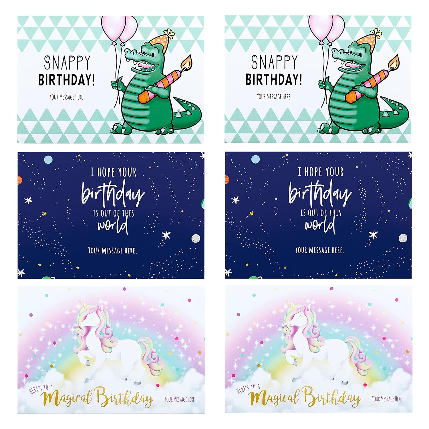 Totally Chocolate Happy Birthday 4x6 Party Pack of 6 Belgian Chocolate Bars with Custom Message - Happy Birthday Snappy, Magical, Out of this World, Personalized Birthday Party Favor and Gift, Long Distance Happy Birthday gift, Custom Party Favor, Corporate Happy Birthday Client Gift : Grocery & Gourmet Food