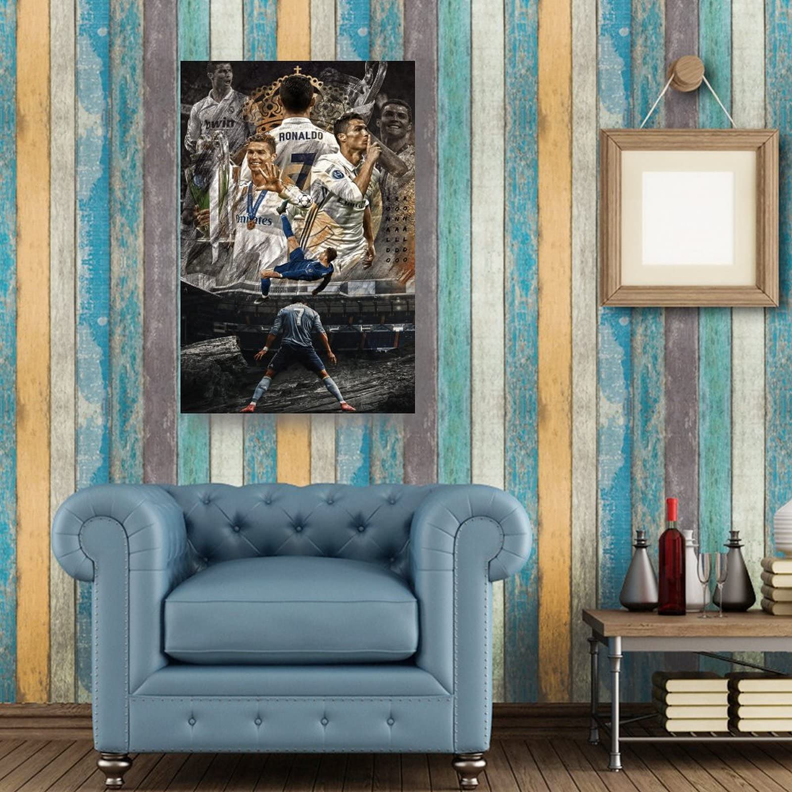 Poster Sportivo Moderno Poster Calcio 3 Pezzi - Decorazione Murale Per  Appassionati Poster Calcio Stella Football, image size:1600x1600