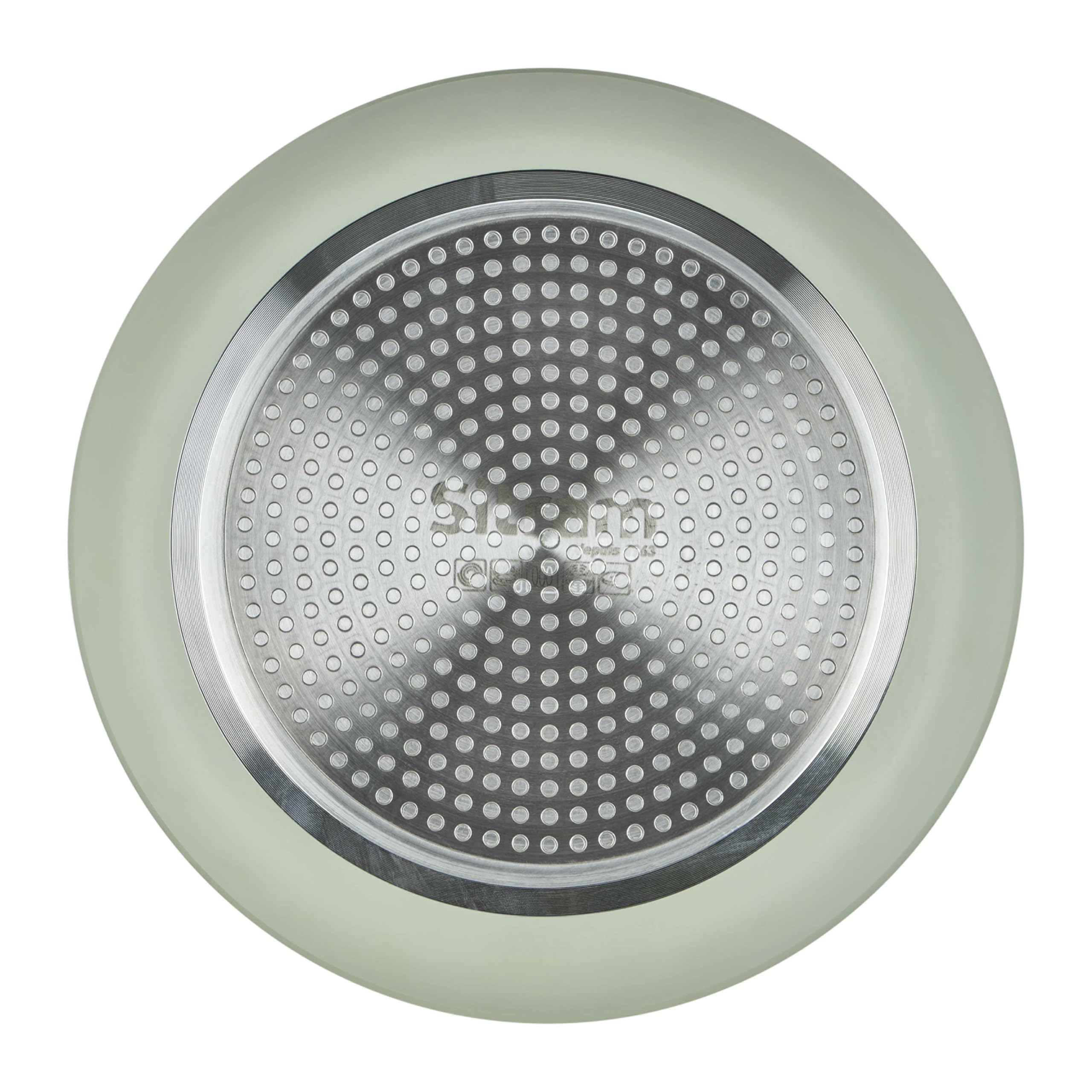 Sitram 716939 Batterie Cuisine 7 Pièces Vert Sauge – Revêtement Céramique Sans PFAS – 3 Poêles Ø20/24/28 + 3 Casseroles Ø16/18/20 + Manche Amovible – Tous Feux dont Induction