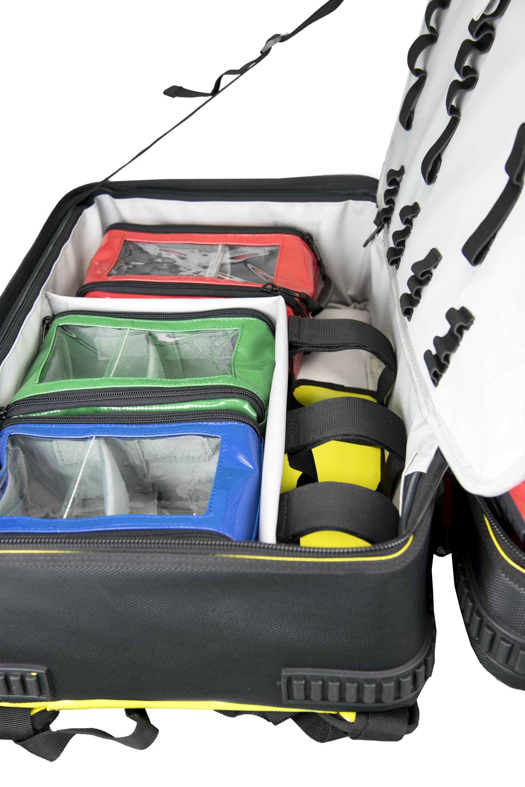 Notfallkoffer/Notfallrucksack Premium X1 aus Plane - LEER GELB
