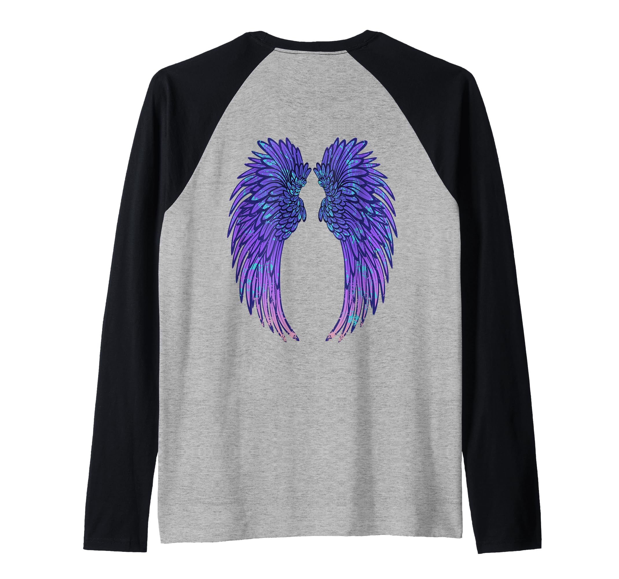 Angel Wings Eagle Wings Broken Wings Wild Wings On The Wings Raglan Baseball Tee