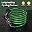 Titanker Bike Lock Cable, 4 Feet Bike Cable Lock Basic Self Coiling Kids Bike Lock Combination with Complimentary Mounting Bracket, 5/16 Inch Diameter (4FT, Green-8mm)