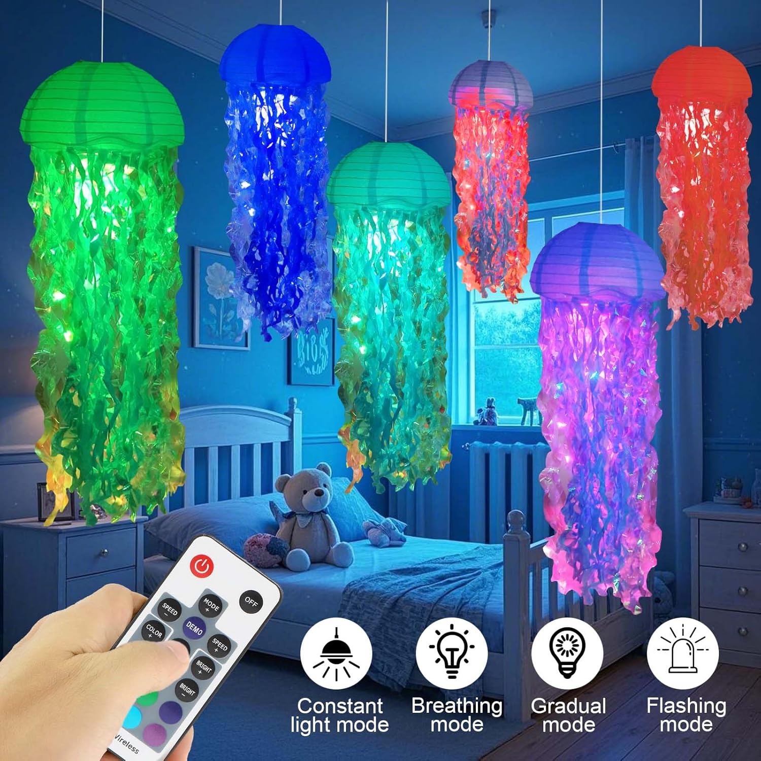 Illuminate Your Ocean-Themed Party: Review of Glowing Jellyfish Lanterns!