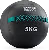 Core Balance Wall Ball, Weighted Exercise Ball for Dynamic Home, Gym & HIIT Workouts, Build Strength, Power, Endurance & Cardio Fitness, Heavy Duty PVC, Comfortable Grip, Balanced Weight, 3kg – 15kg