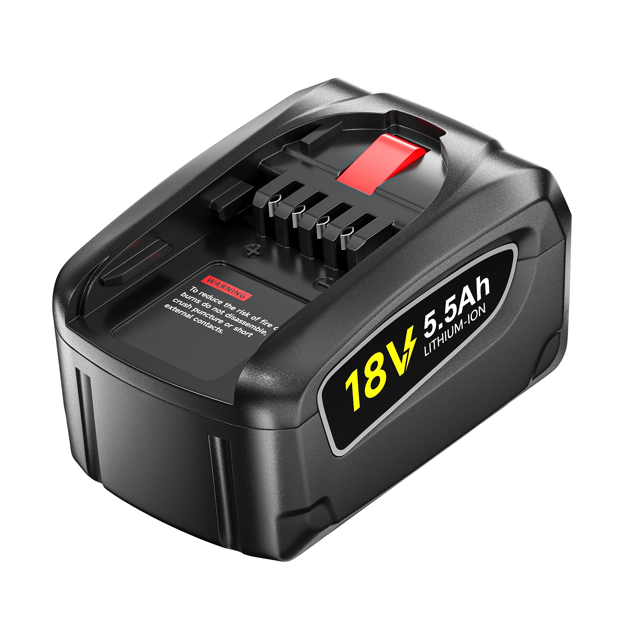 CITYORK 18V/5500mAh Replacement Battery for Flymo easihover mower, for Bosch PBA PSB PSR, for 18V Green tools Home 1880CV AL1810CV AL18815CV AL1830CV (Not for Bosch Unlimited series)