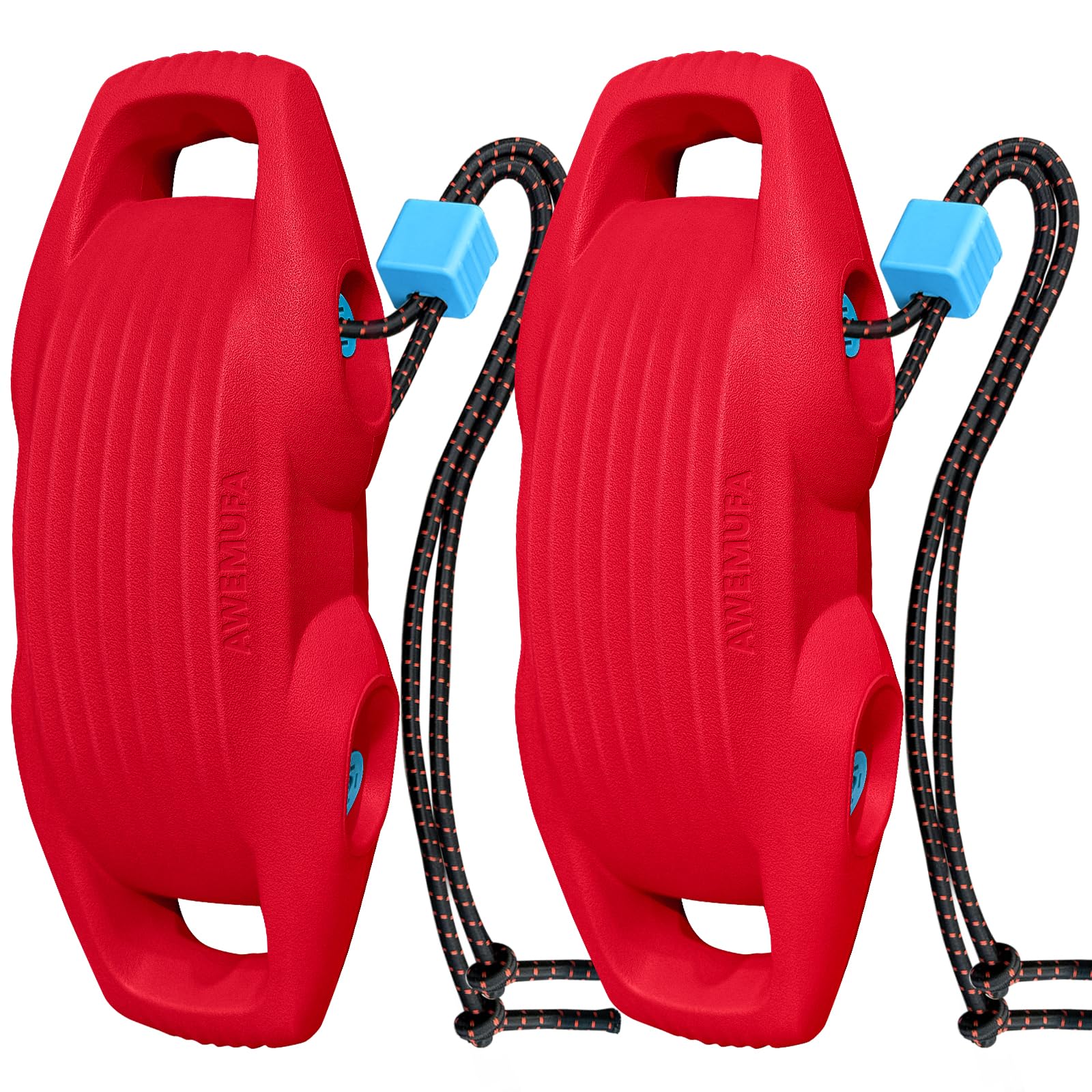 AWEMUFA 22'' Boat Bumpers for Docking, EVA Boat Fenders 2 Pack Boat Bumpers Fenders, Boat Dock Bumpers Fit for Pontoon, Bass, Deck and Jon Boat