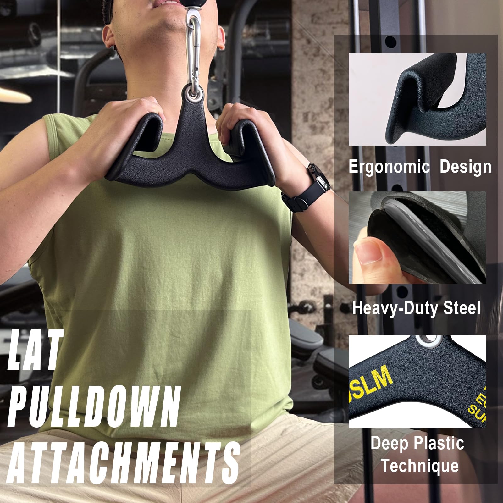 Wide Grip Lat Pulldown Attachments V Bar, Close Grip Puerto Rico