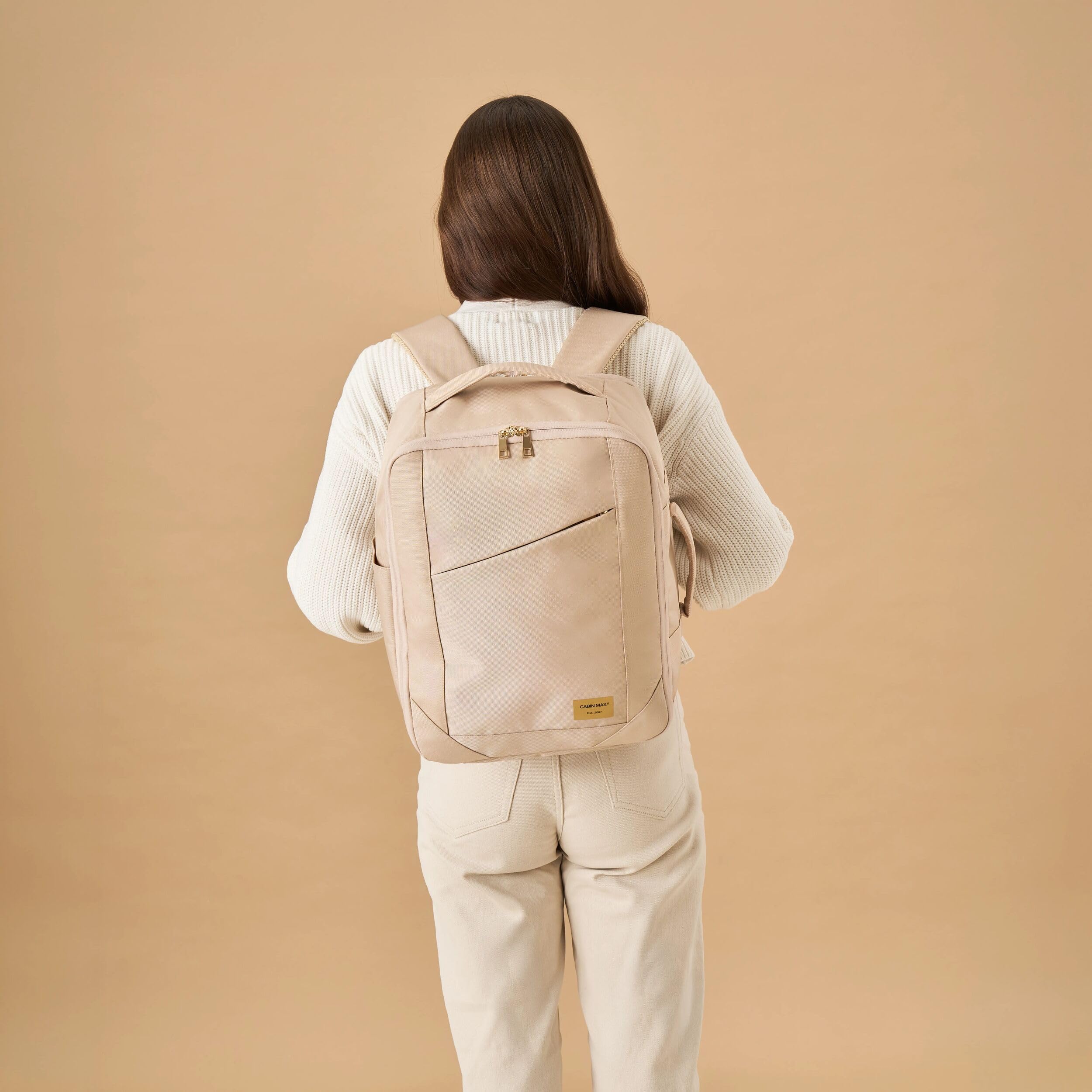 Cabin Max Manhattan 40x30x20 cm Handgepäck Rucksack – 24 L Reiserucksack aus recyceltem RPET – Wizz Air & Ryanair Untersitz Tasche – Flugzeug Handgepäck Backpack für Reisen