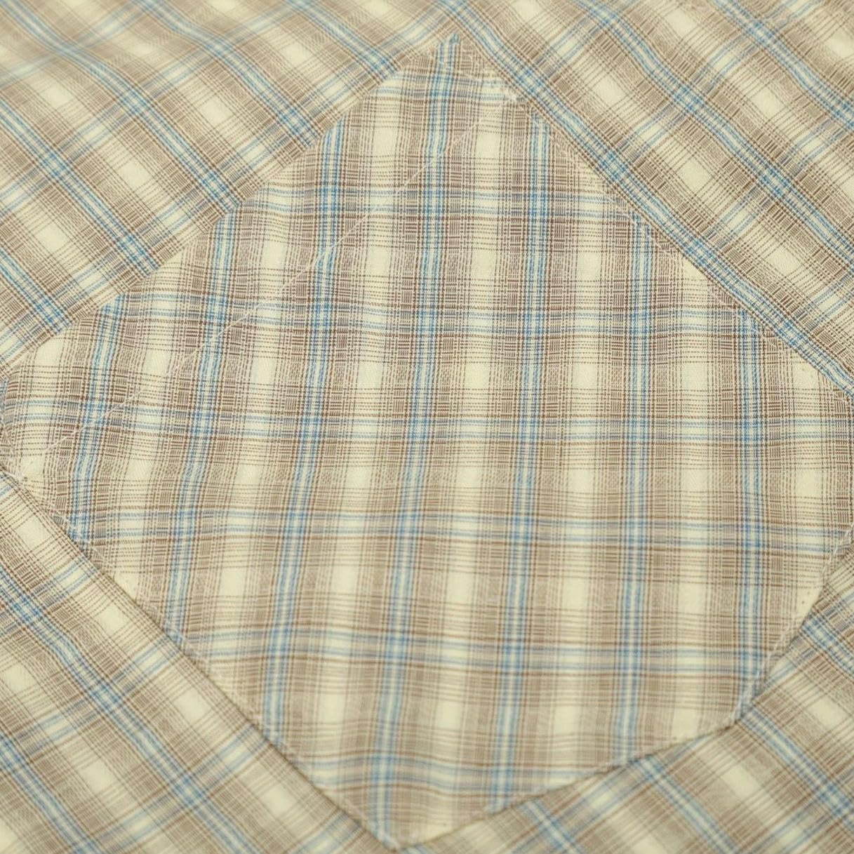 Camisa de manga corta para hombre, estilo americano, holgada, versátil, cuello alto, tejida, a cuadros, para hombre