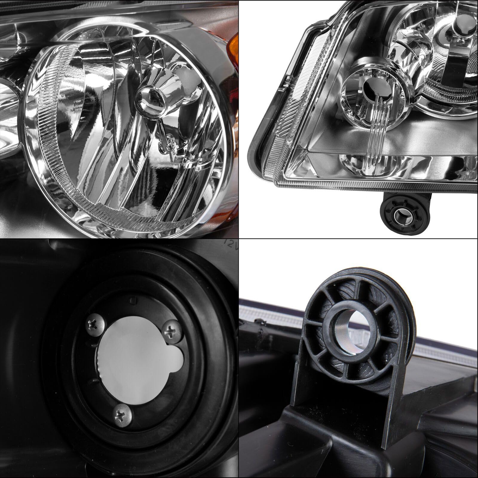 Amazon.com: Roucarmantic Right Side Headlight Plastic 5113336AD 