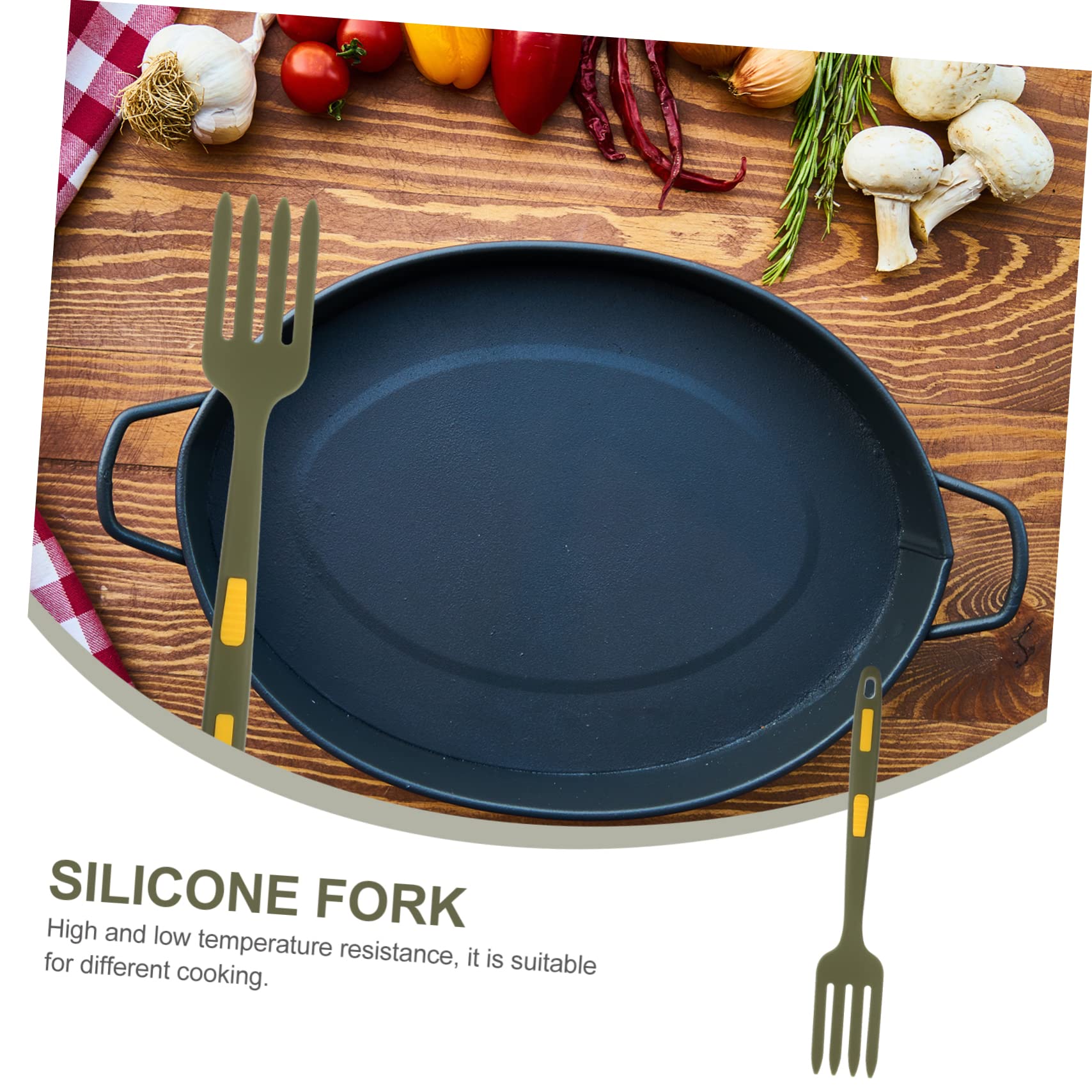 CIYODO Portable Fork Multi Function Kitchen Utensil for Salad and Cooking Non Stick Comfortable Grip Smooth Edges Essential Home Accessory for Daily Use
