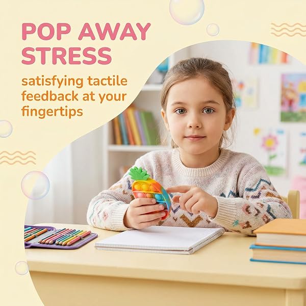CEJAS 20 Pezzi Portachiavi pop, Mini Fidget Toys, Confezione Sfusa, Gadget Compleanno Bambini, Bomboniere per Bambini di età Compresa Tra 4 e 12 Anni, Gadget da Riempire per i Premi in Classe - 2