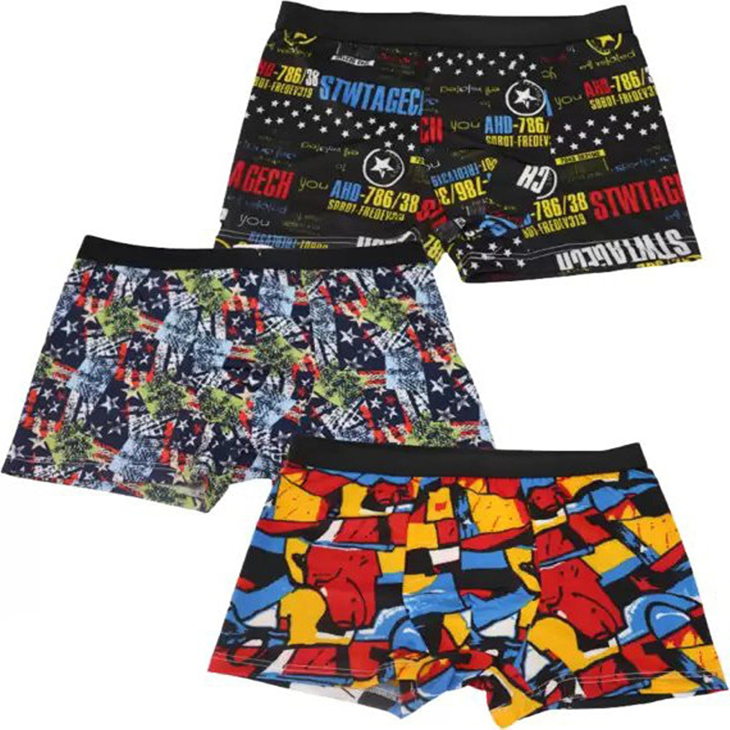 38 Pack of 3 Printed Underwear for Men Briefs-picture-21