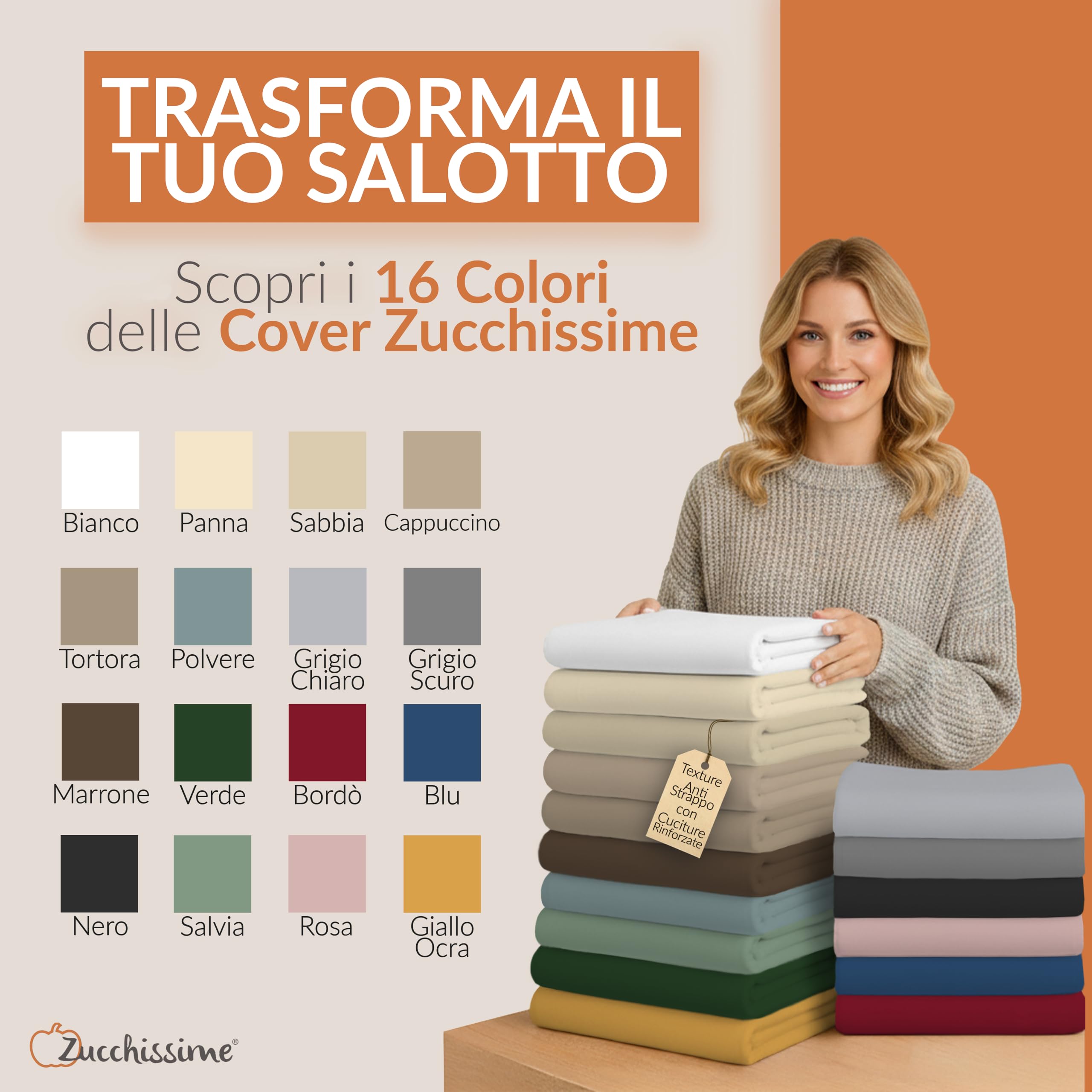 Copridivano 4 Posti Elasticizzato Protettivo | Tessuto Aderente con Cuciture Rinforzate Anti-Strappo | Copridivano Elasticizzato con Vestibilità Stabile Senza Pieghe Qualità Artigianale