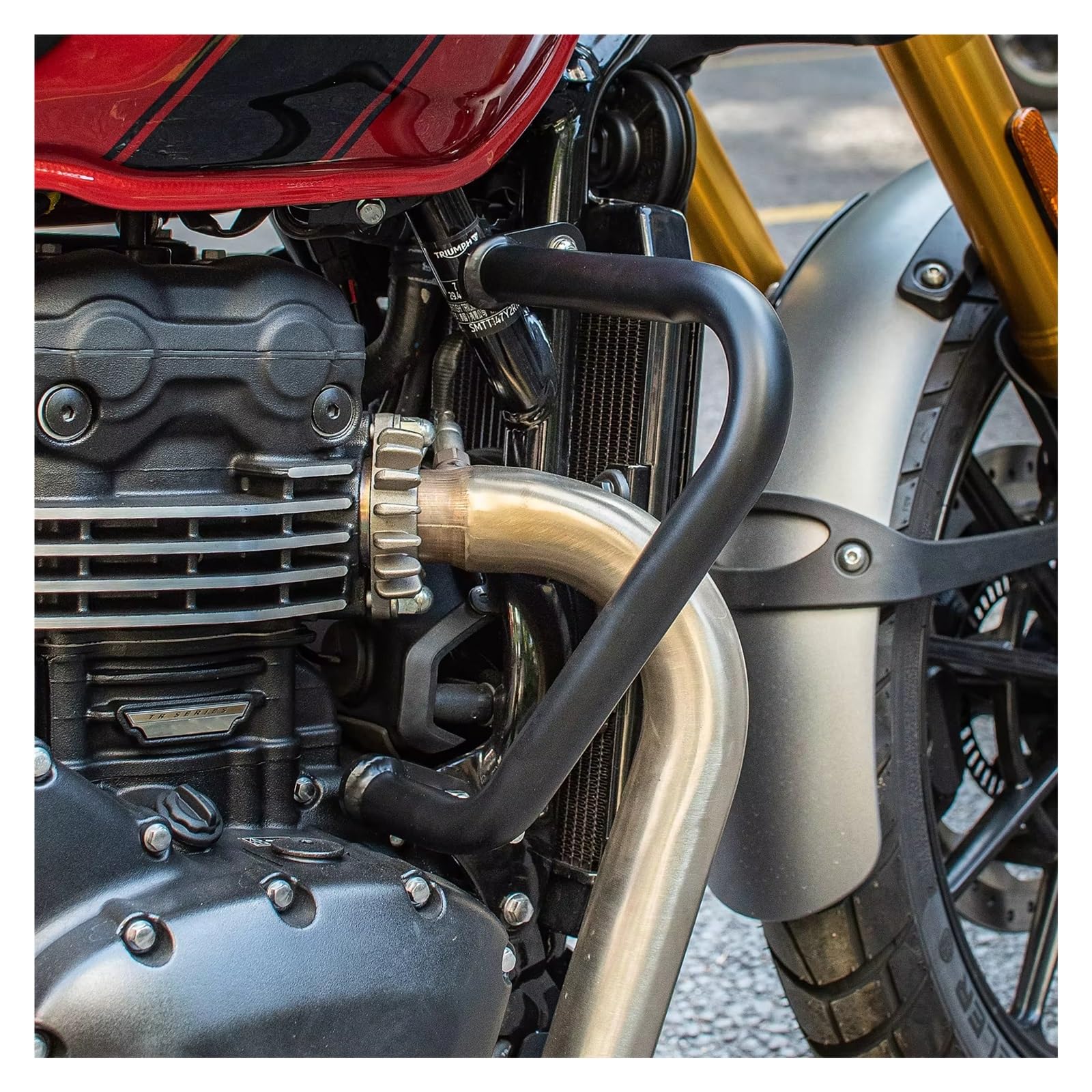 Paramotore Tubolare Per Triumph Per Speed ​​400 Per SCRAMBLER 400 X 2024 2025 Protezioni Paraurti Motore Barra Di Protezione Motorcycle motore Paraurti