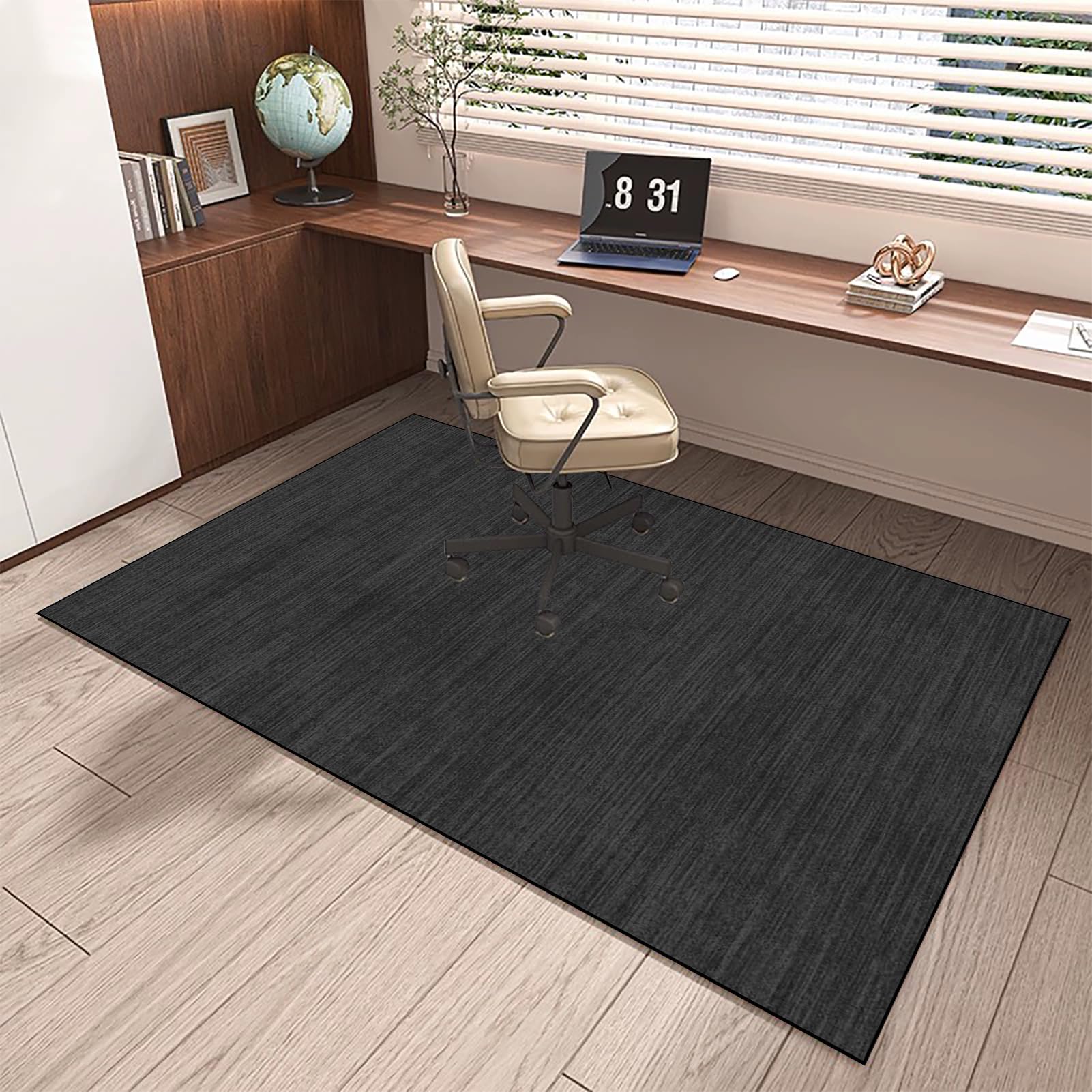 Tapis Gaming Sol pour Sols Durs, 160 x 200 cm Tapis Chaise de Bureau, Tapis de Protection de Sol pour Sols Durs, Tapis de Chaise Polyvalent pour la Maison, Chairmat Décorez Bureau Chambre
