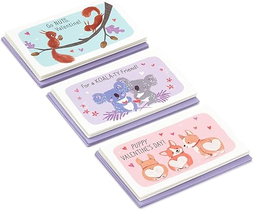 Miniatura 3 de Hallmark - Tarjetas de San Valentín para niños, 12 tarjetas con sobres