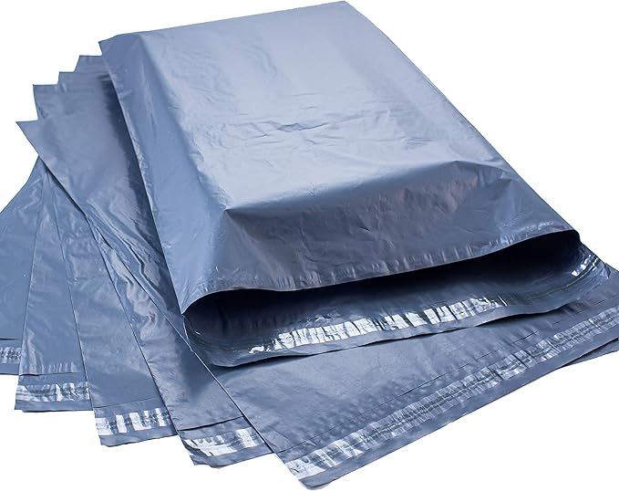 Calzette Large Postage Bag Large Size 17" x 24" (43cm x 60cm) Grey