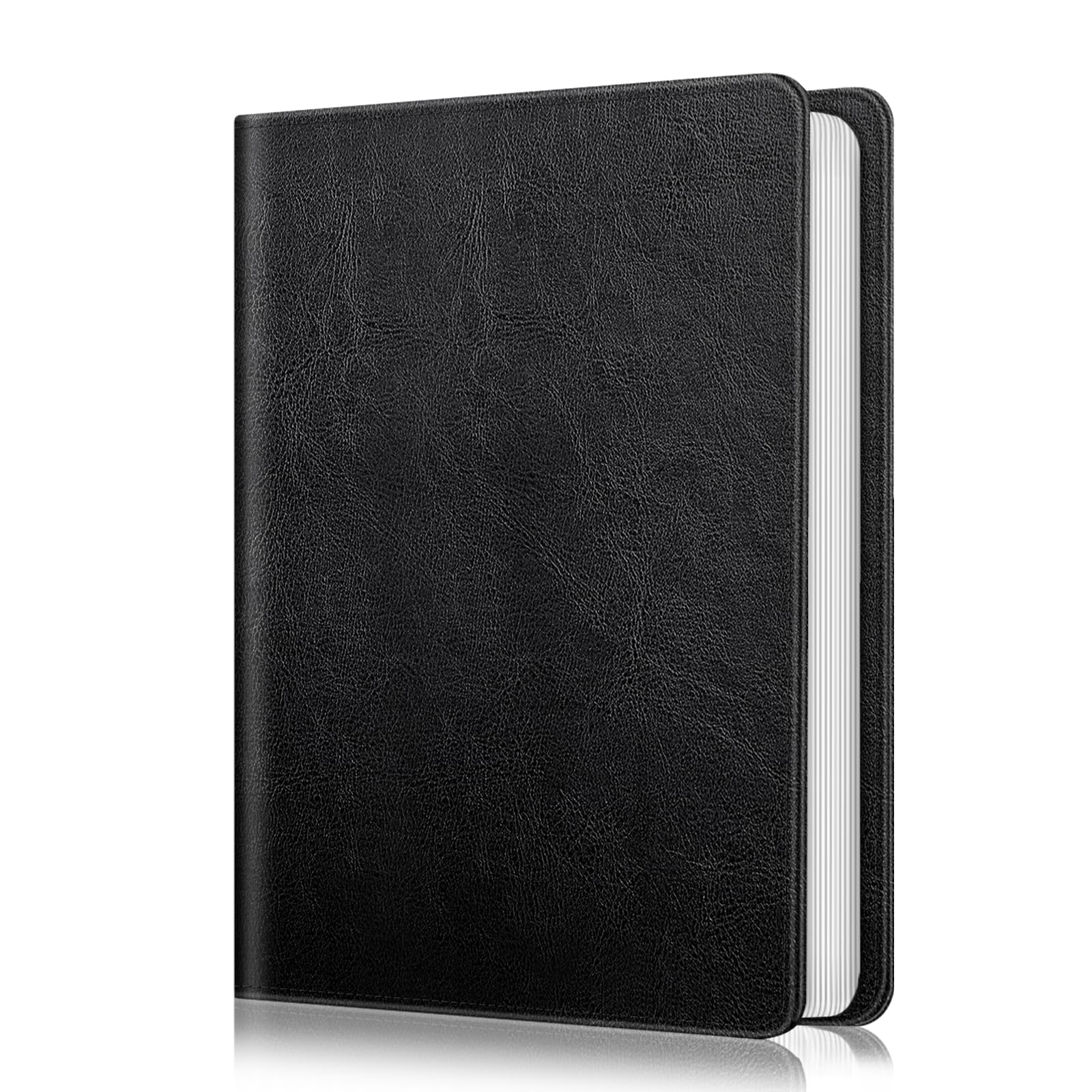 Fintie Photo Album for 4x6 Photos - 112 Pockets Vegan Leather Cover Memory Albums Book for Birthday Family Anniversary Vacation Pictures, Black