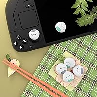 Vista 28 de PlayVital Thumb Grip Caps for Steam Deck LCD, Silicone Thumbsticks Grips Joystick Caps for Steam Deck OLED - Chubby Panda Panda Gordito