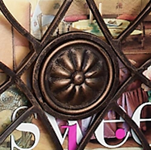 Miniatura 5 de Touch of Class Arezzio - Revistero de pared, bronce antiguo, hecho de metal, organizador montado, almacenamiento de estilo elegante, soportes