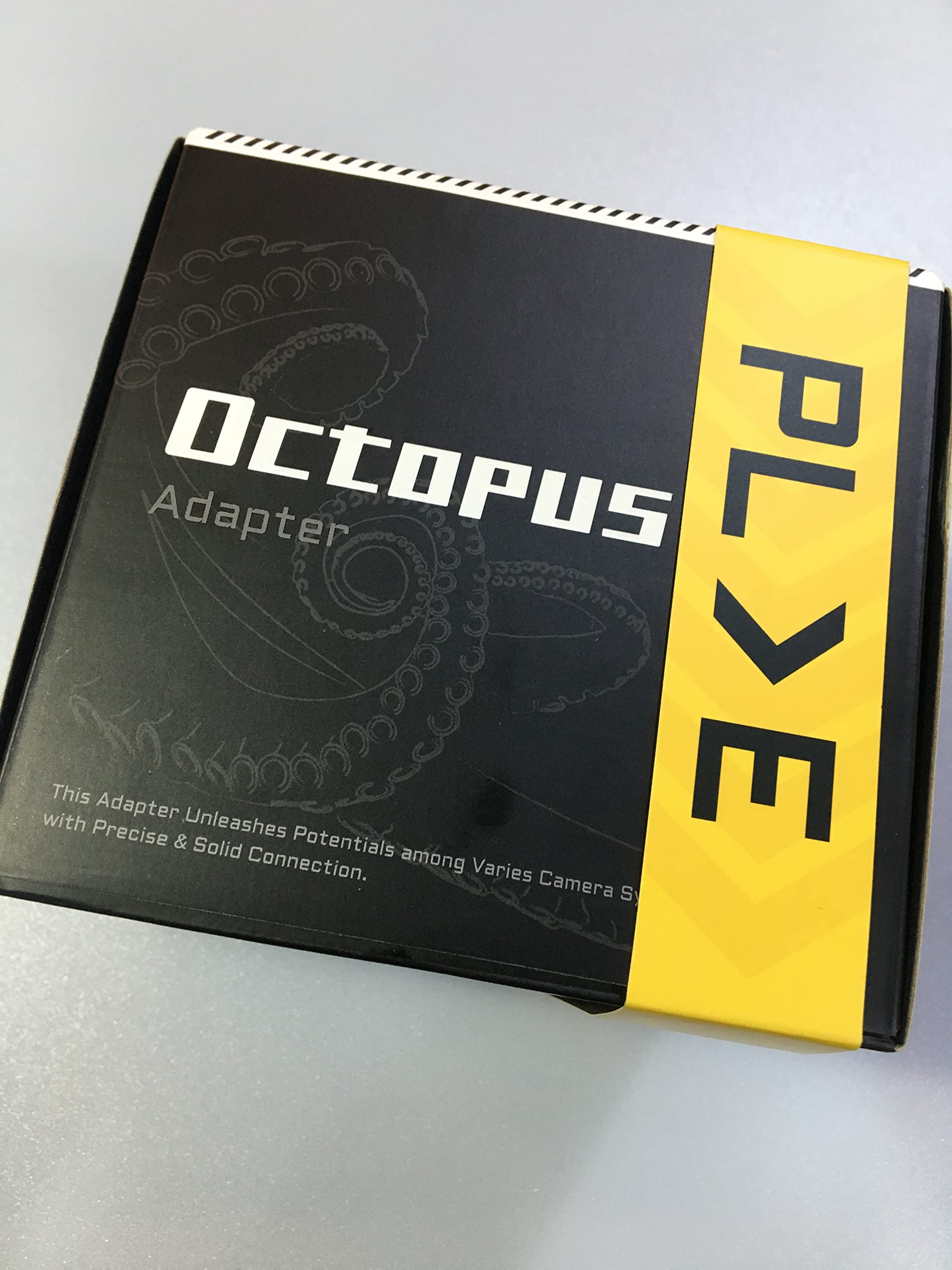 Octopus - Adaptador PL Mount Lens to RF Mount Camera (Negro)