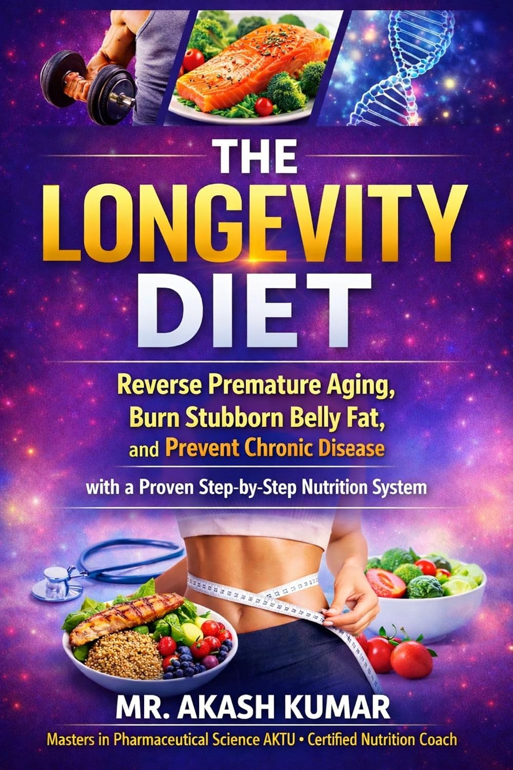 The Longevity Diet: Reverse Premature Aging, Burn Stubborn Belly Fat, and Prevent Chronic Disease with a Proven Step-by-Step Nutrition System